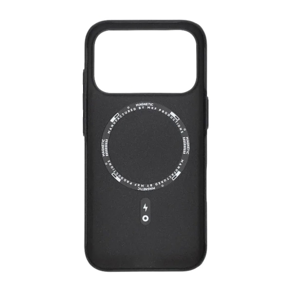 Corrugated Rock Sand Magnetic Case - iPhone 17 Pro Black