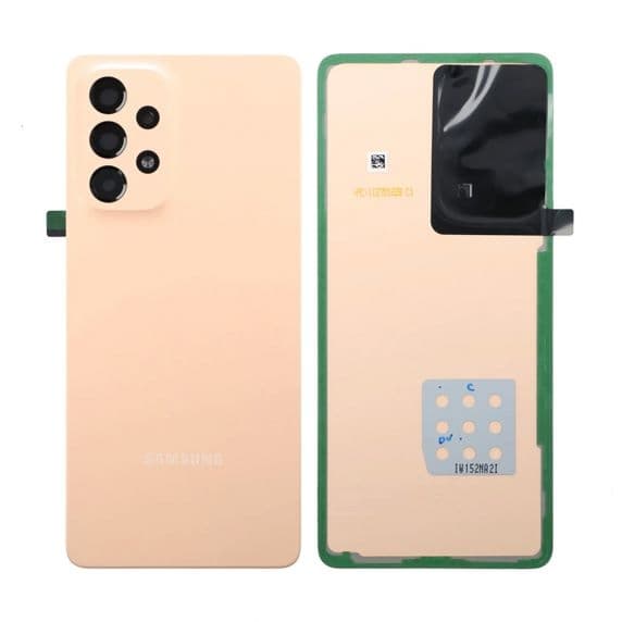 Samsung Galaxy A53 Baksida med tejp - Peach Svart