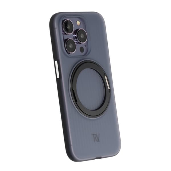 iPhone 14 Pro Rvelon Case Rotating Magnet Stand - Black