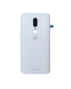 Original OnePlus 6 Baksida Med Tejp - Vit