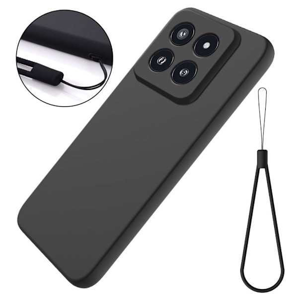 Xiaomi 14 Pro case with a strap - Black