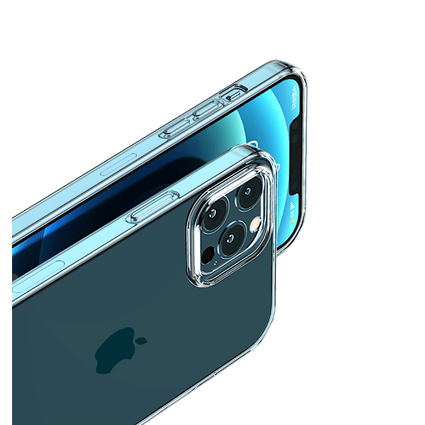 iPhone 12 Mini Stöttåligt TPU Skal - Transparent