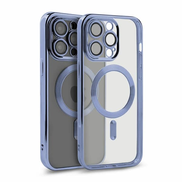 Luxury Phone Case with Magsafe iPhone 15 Pro Max - Blue