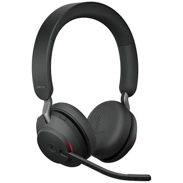 Original Jabra Evolve2 65 MS Stereo Wireless On-ear Headset - Svart Svart
