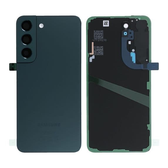 Original Samsung Galaxy S22 (SM-S901B) Baksida med tejp - Grön Svart
