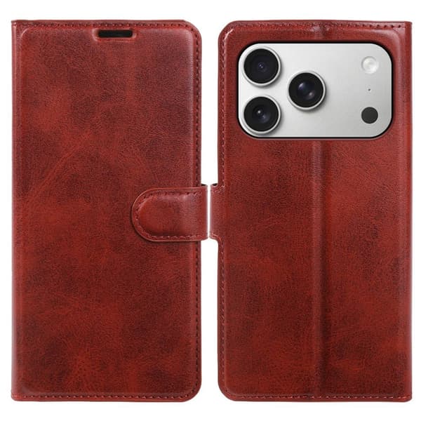 Wallet Cover with Stand iPhone 18 Pro, iPhone 17 Pro - Red