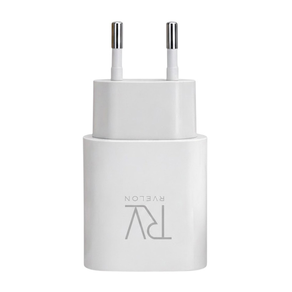 Rvelon Charger Dual USB-A and USB-C 20W - 10 pack