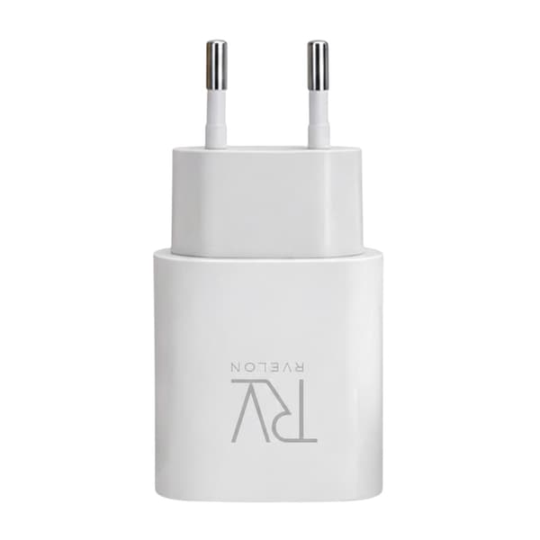 Rvelon Laddare Dubbel USB-A & USB-C 20W - 10 pack (bulk)