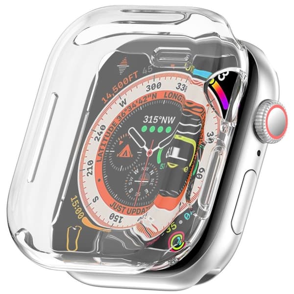 Apple Watch Series 11/10 42mm Case with Screen Protector – Transparent