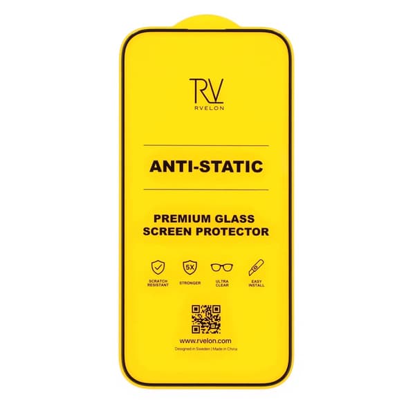Screen Protector for iPhone 15 Pro – 2.5D High Aluminum Tempered Glass Rv packing no instlation frame