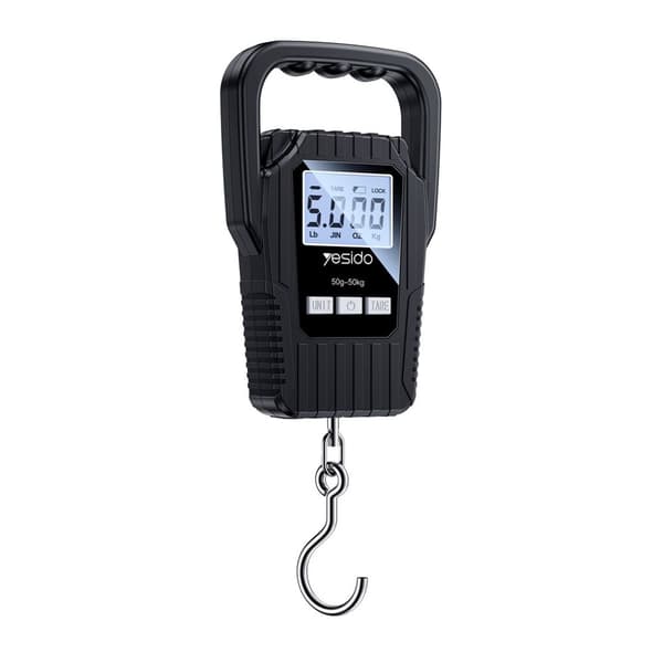 Yesido MG44 digital hanging scale for suitcases/luggage with LCD screen – black