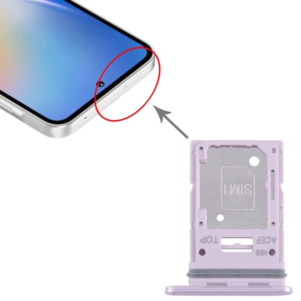 Samsung Galaxy A35 SIM Card Holder - Purple