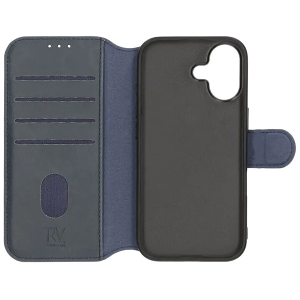Rvelon Plånboksfodral för iPhone 17 - Blå