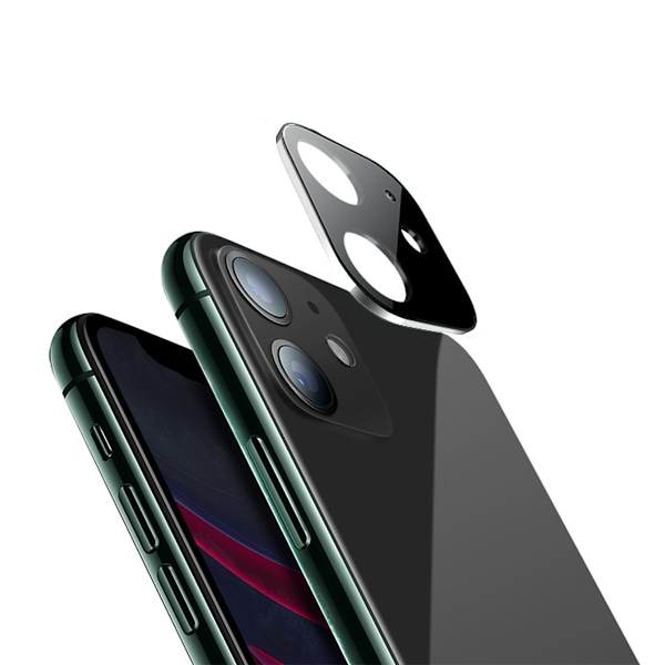 Kameraskydd iPhone 11 - Härdat Glas - Silver