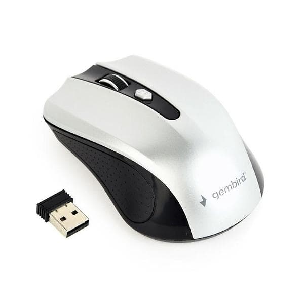 Gembird MUSW-4B-04 Datormöss - Silver