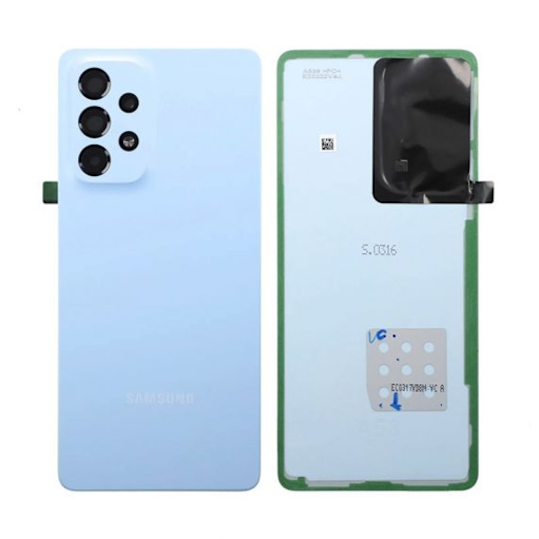 Samsung Galaxy A53 Baksida med tejp - Blå
