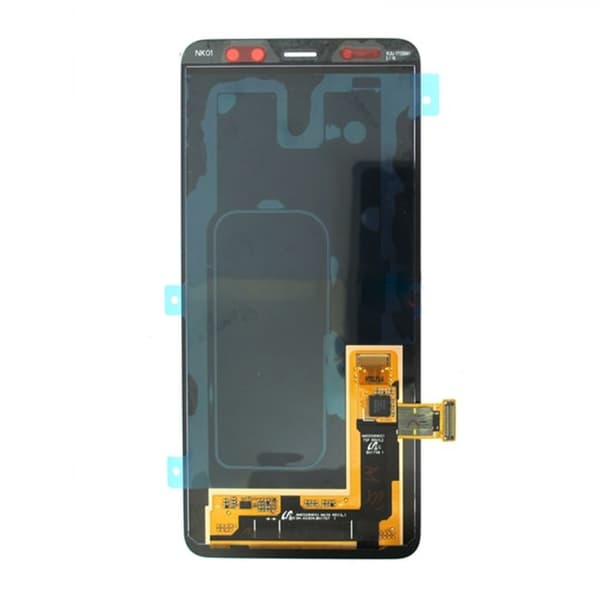 Samsung Galaxy A8 2018 Skärm med LCD-display - Original Svart