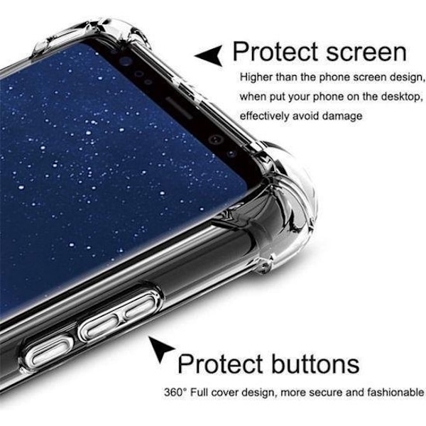 Stöttåligt Skal Samsung Galaxy A6 Plus 2018 - Transparent