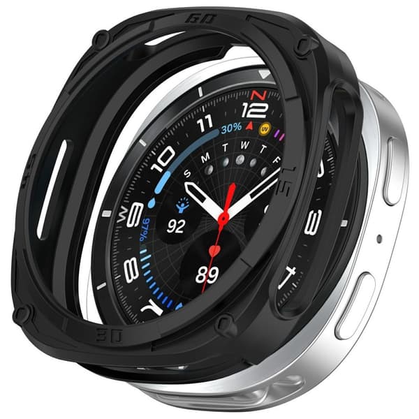 Samsung Galaxy Watch9 44mm Shockproof Case - Black