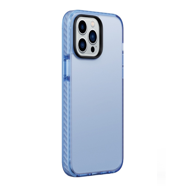 iPhone 14 Pro Stöttåligt TPU Mobilskal - Blå