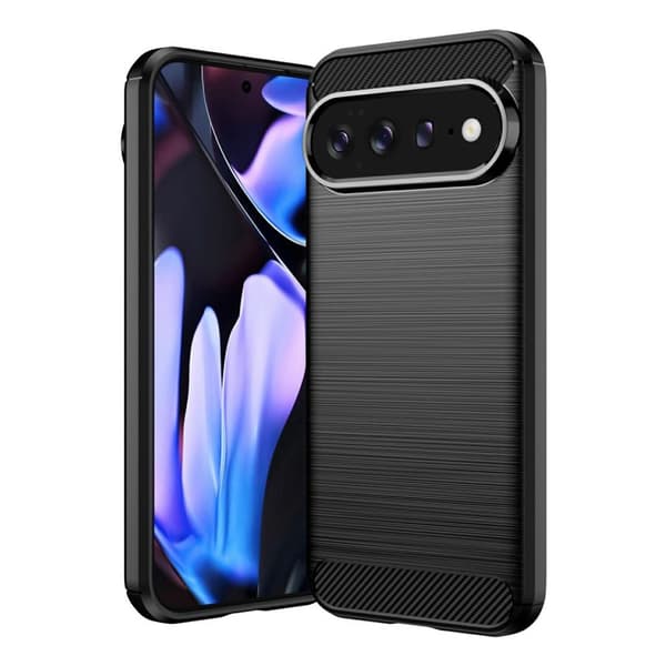 Google Pixel 11 Pro XL TPU Case Carbon Fiber Texture - Black