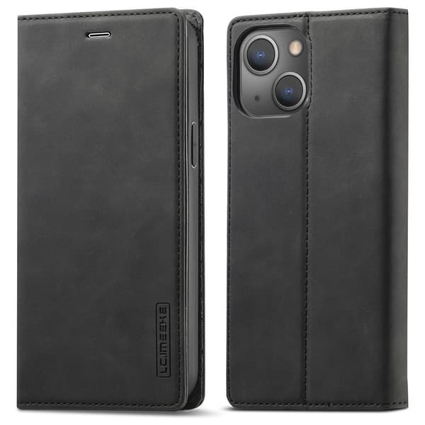 LC.IMEEKE LC iPhone 13 mini wallet cover - Black