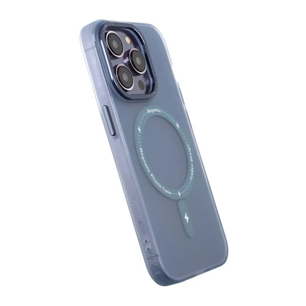 iPhone 14 Pro Mobilskal med MagSafe - Frostat Blå