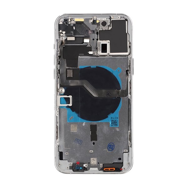 iPhone 12 Pro Max Back Cover with Complete Frame OEM - White