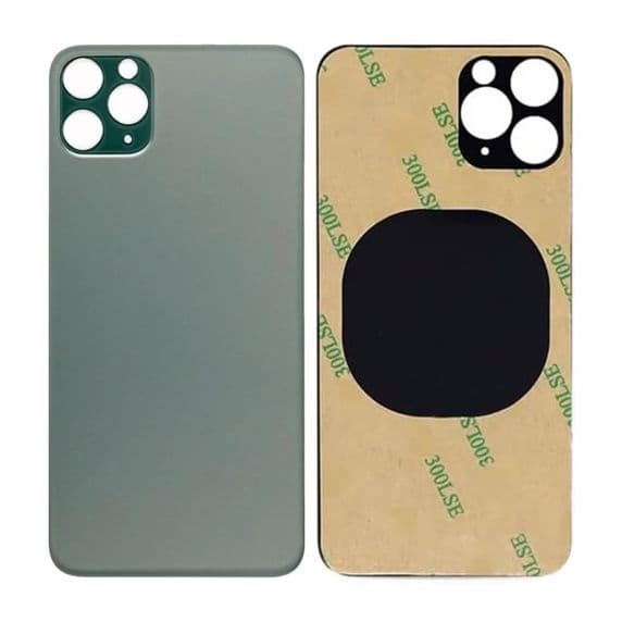 IPhone 11 Pro  Baksida Glas med tejp - Grön Svart