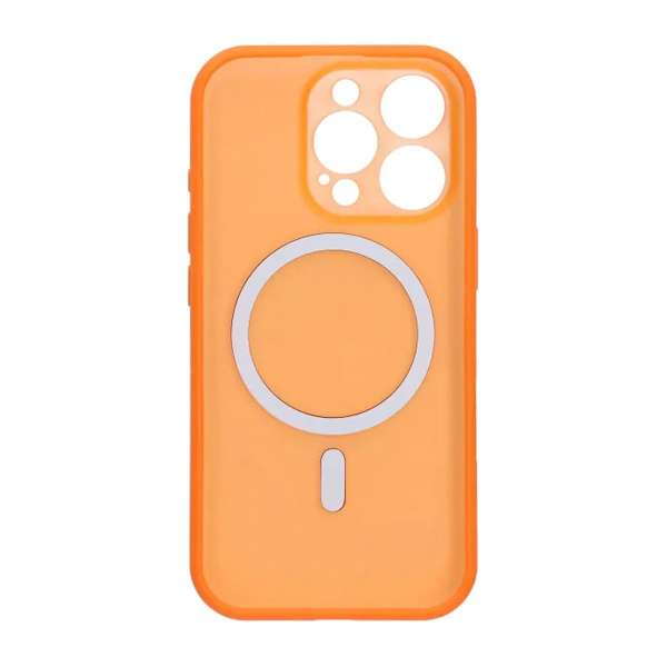 Precise Hole Shield Magnetic Case - iPhone 16 Pro Max Orange