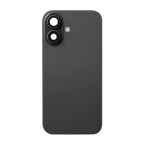 iPhone 16 Plus Back Glass with small parts - Black