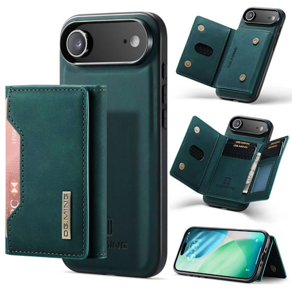 DG.MING iPhone Air Case with Wallet - Green