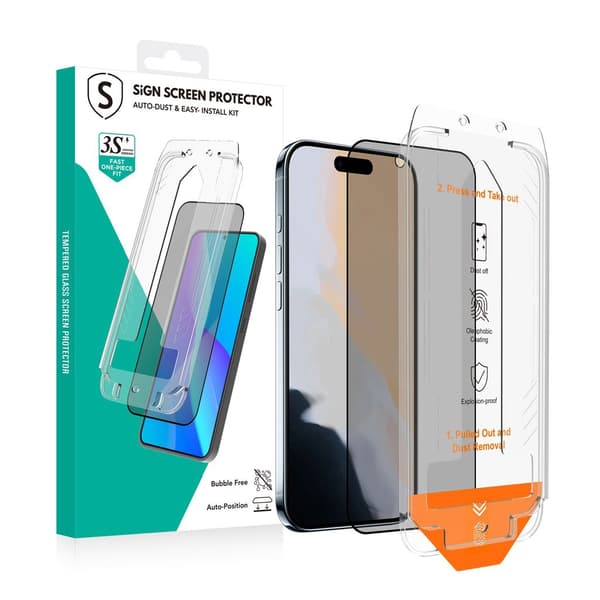 SiGN Privacy Screen Protector iPhone Air – EZ Apply with dust free applicator