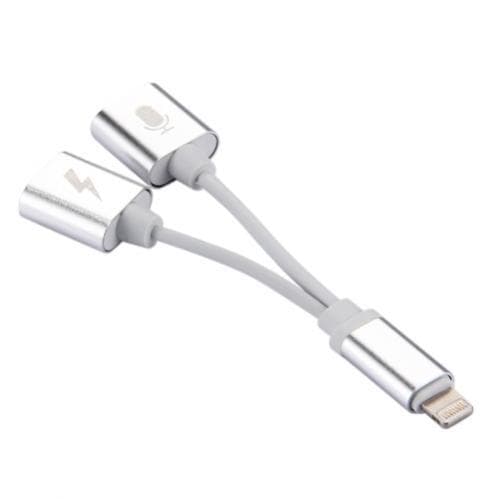 iPhone 7/8/X Adapter, 2x Lightning Svart