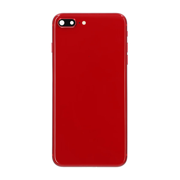 iPhone 8 Plus Baksida med Komplett Ram - Röd