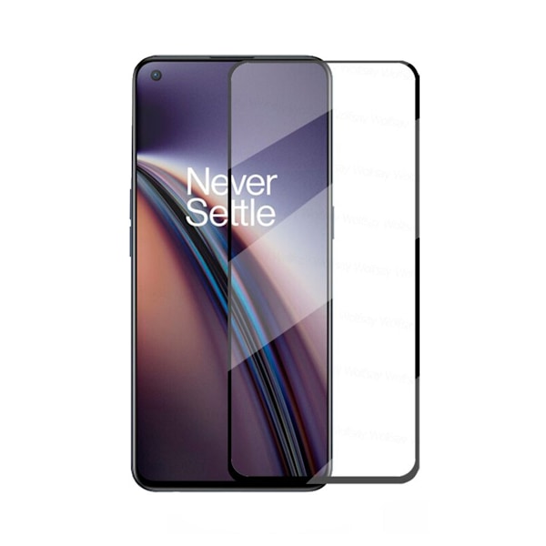 Skärmskydd OnePlus Nord CE 5G - 3D Härdat Glas Svart (miljö)