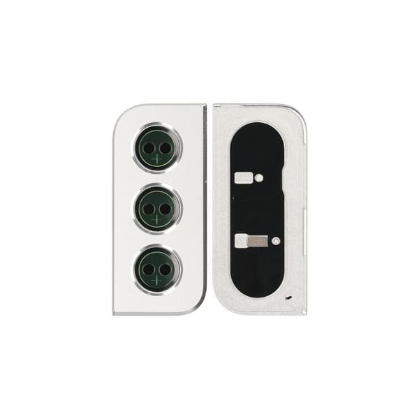 Original Samsung Galaxy S21 5G Dekorationsdel för Kamera Bakre Med Tejp - Phantom White