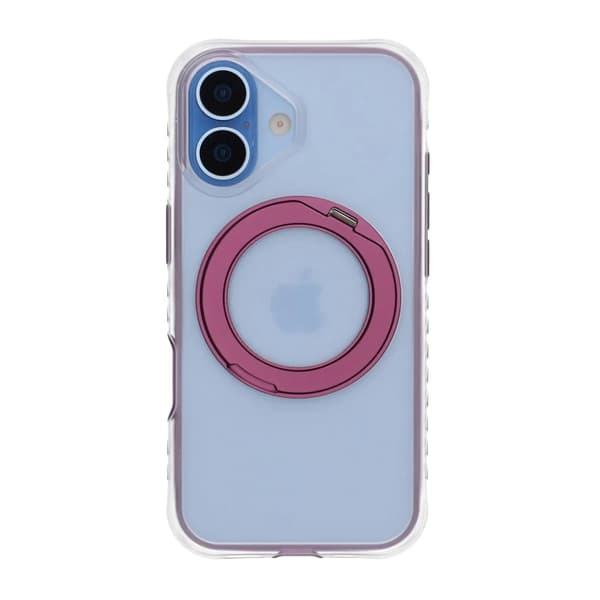 Armor Matte Frosted Magnetic Case with 360° Rotatable Kickstand - iPhone 17 Purple