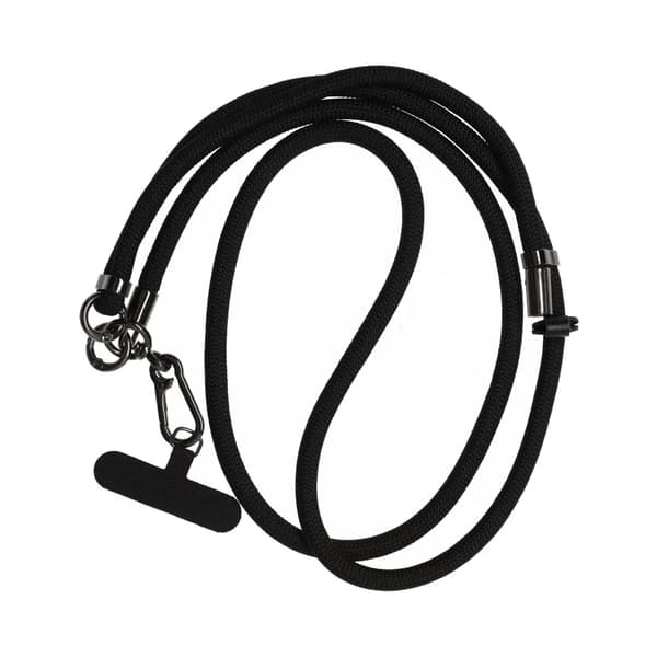 Mobilhalsband Universal justerbart - Svart