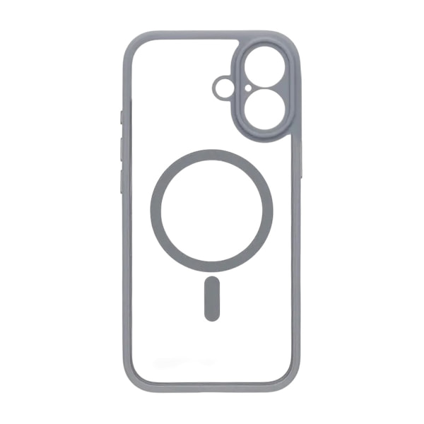 Case for iPhone 17 with MagSafe and Camera Protection with Gray