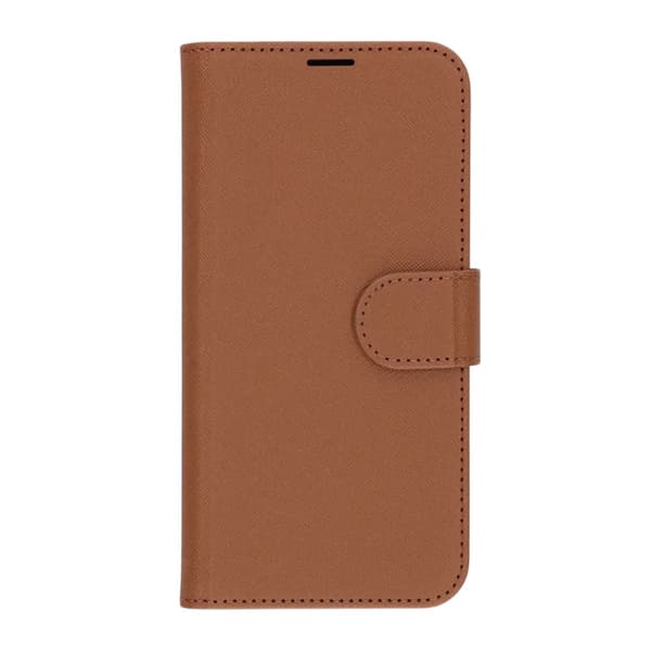 Flip Stand Leather Wallet Case For Samsung A27 Brown