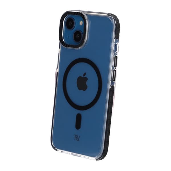Rvelon Mobile Case Magnet Reinforced for iPhone 13 and 14 - Black