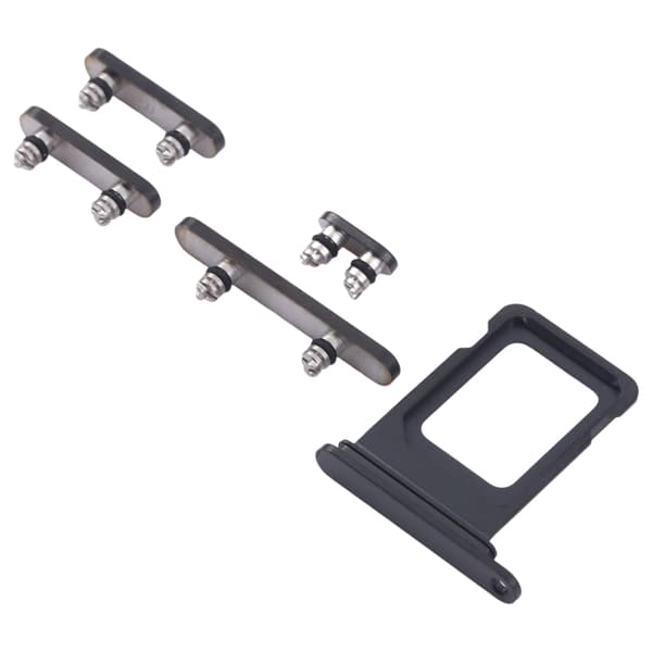 Buttons and SIM Card Holder for iPhone 15 Pro and 15 Pro Max - Black