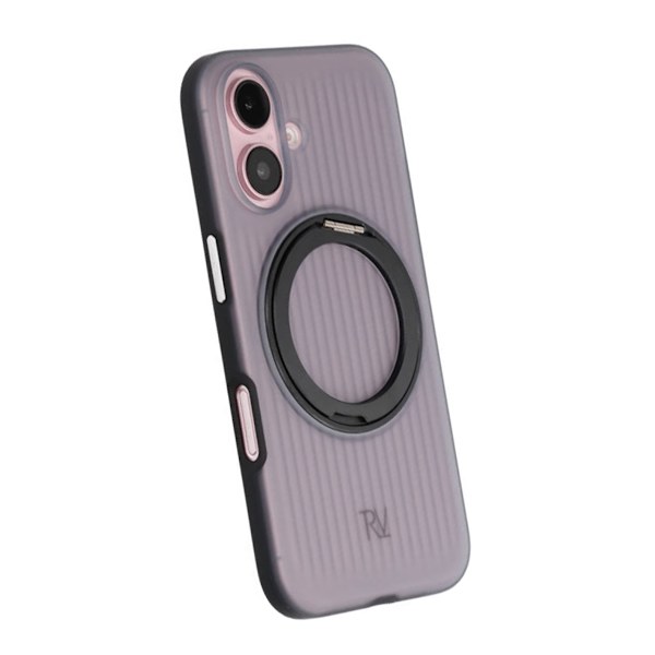 iPhone 16 Rvelon Case Rotating Magnet Stand - Black