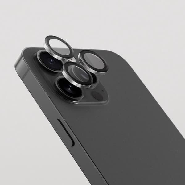 SiGN Lens protector in tempered glass for iPhone 13 Pro/13 Pro Max - Black/transparent