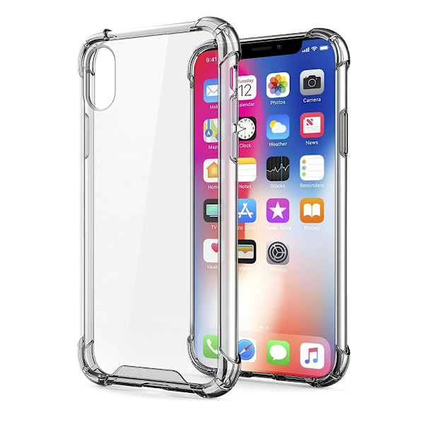 Stöttåligt Mobilskal iPhone X/XS - Transparent