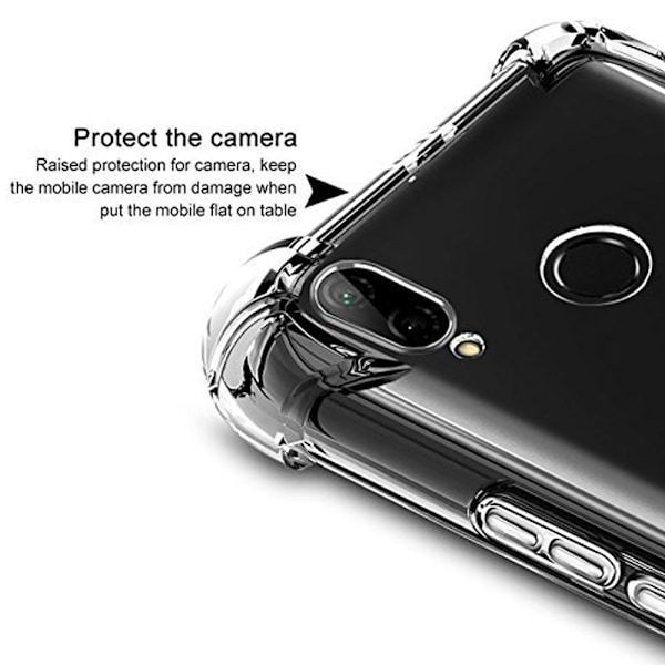 Stöttåligt Mobilskal Huawei Nova 3 - Transparent