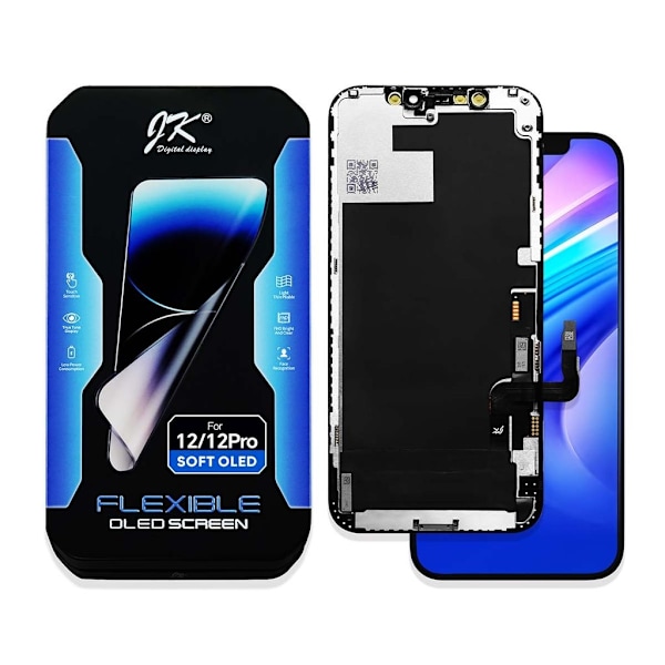 iPhone 12 /12 Pro Soft OLED Screen Assembly – JK Premium
