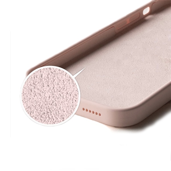 iPhone 14 Plus Silikonskal - Sand Rosa