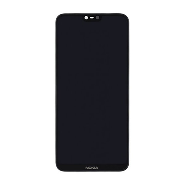 Nokia 7.1 Skärm med LCD Display OEM - Svart